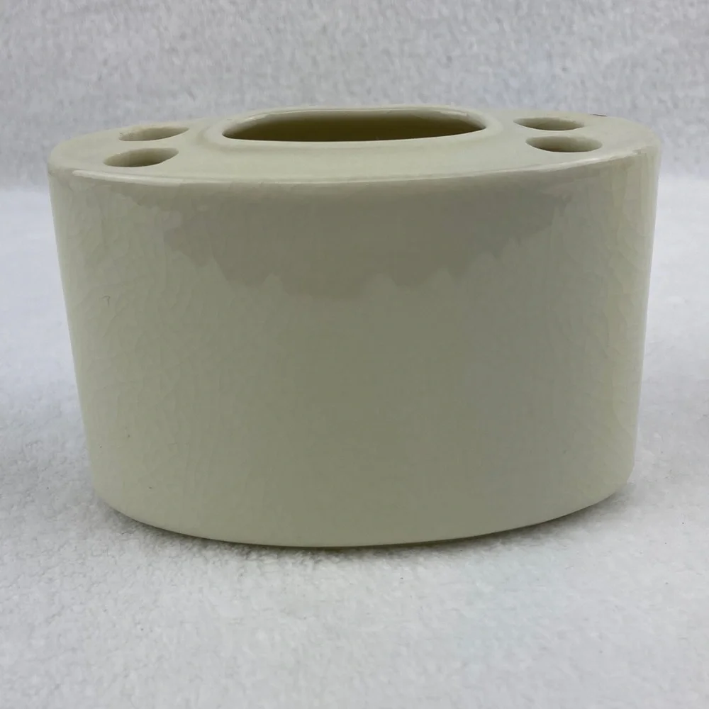 VTG Oriental Floral Toothbrush Holder 3” Japan